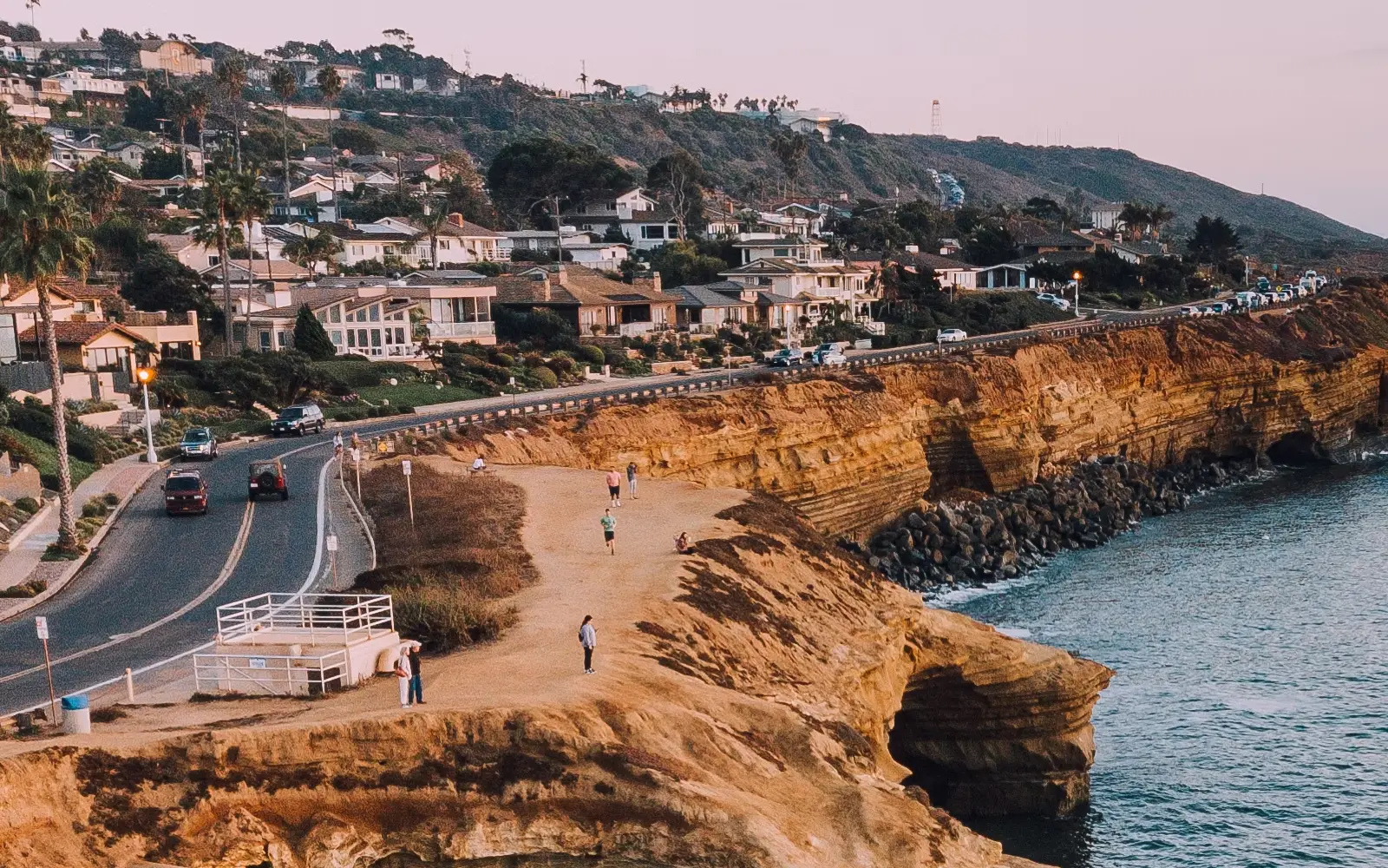 A photo of the San Diego shoreline - a popular destination for cyclists and potential bicycle accidents.